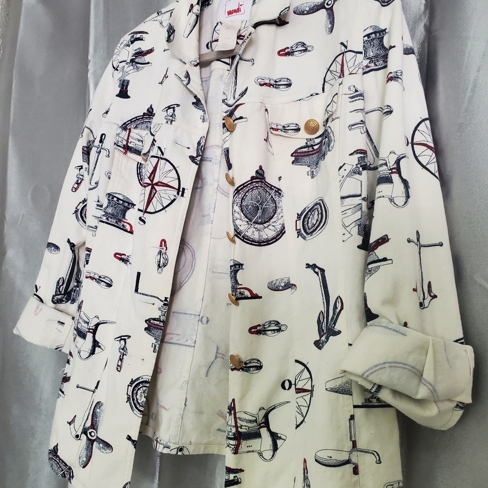 Nautical cream Blazer